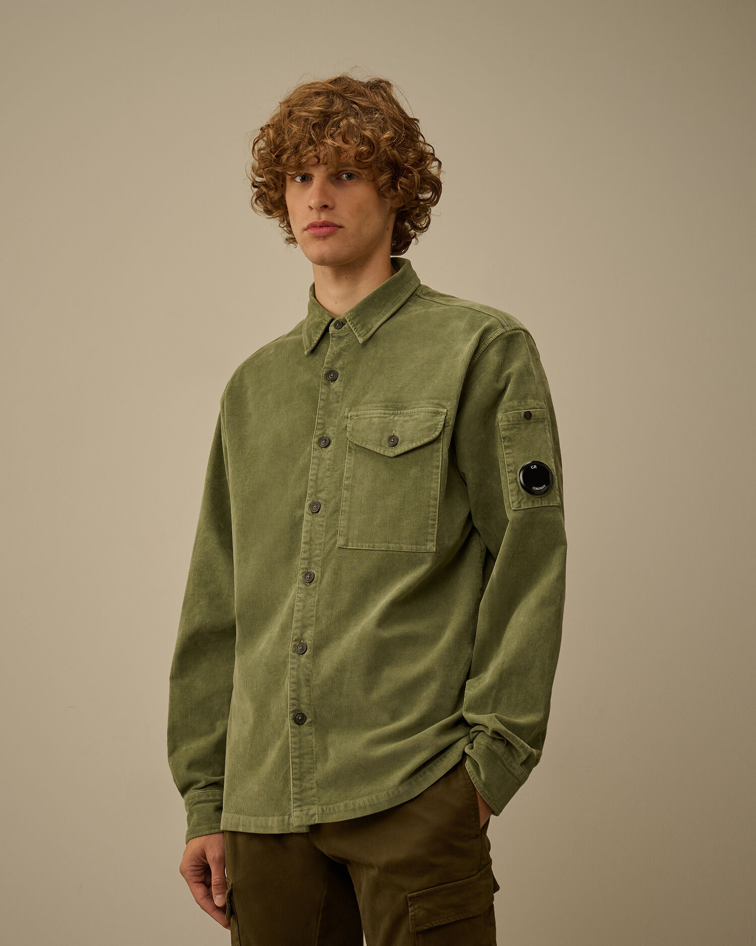 Corduroy Lens Longsleeve Button Shirt - 3
