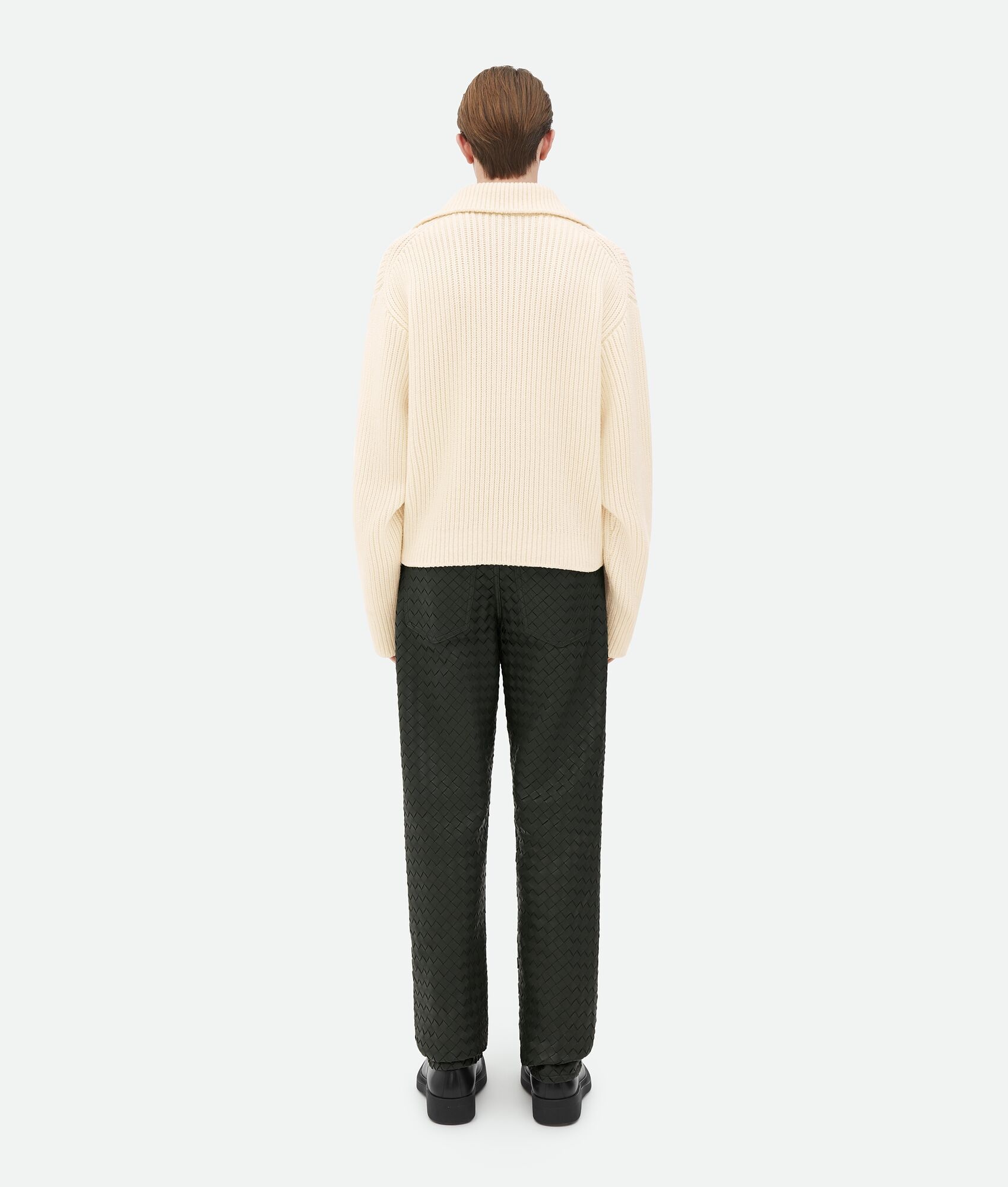 Heavy Wool And Cashmere Polo - 3