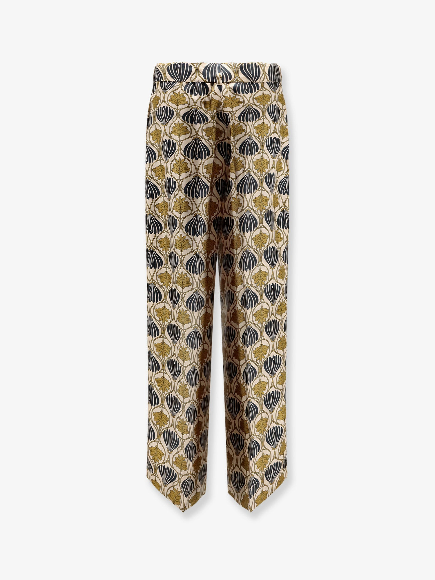 Max Mara Timec Multicolor Silk Trousers - 2