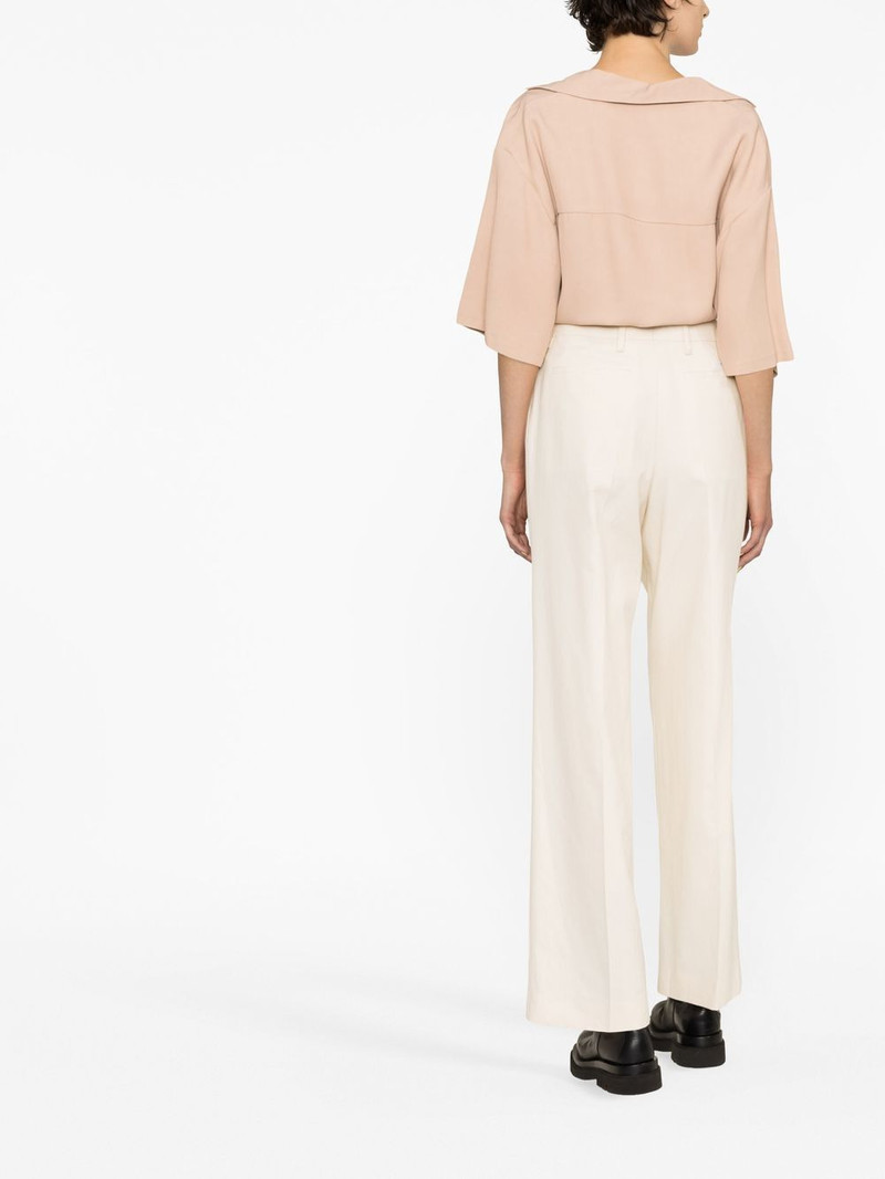 pressed-crease tailored trousers 4