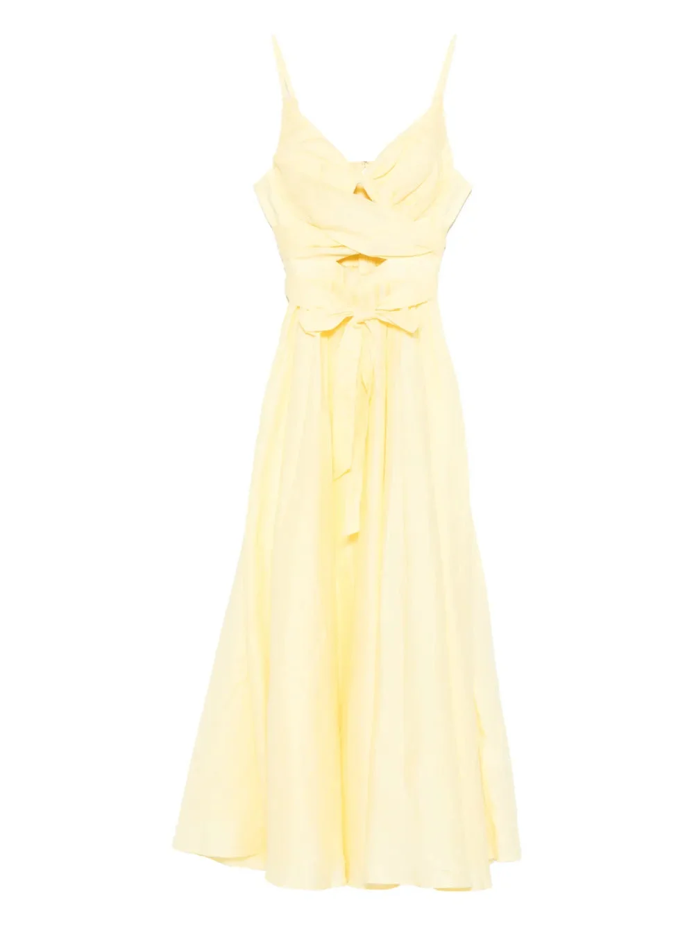 Awaken Midi Dress in Lemon - 1