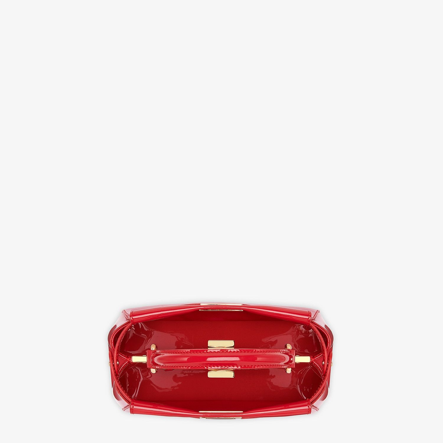 Red patent leather bag - 5