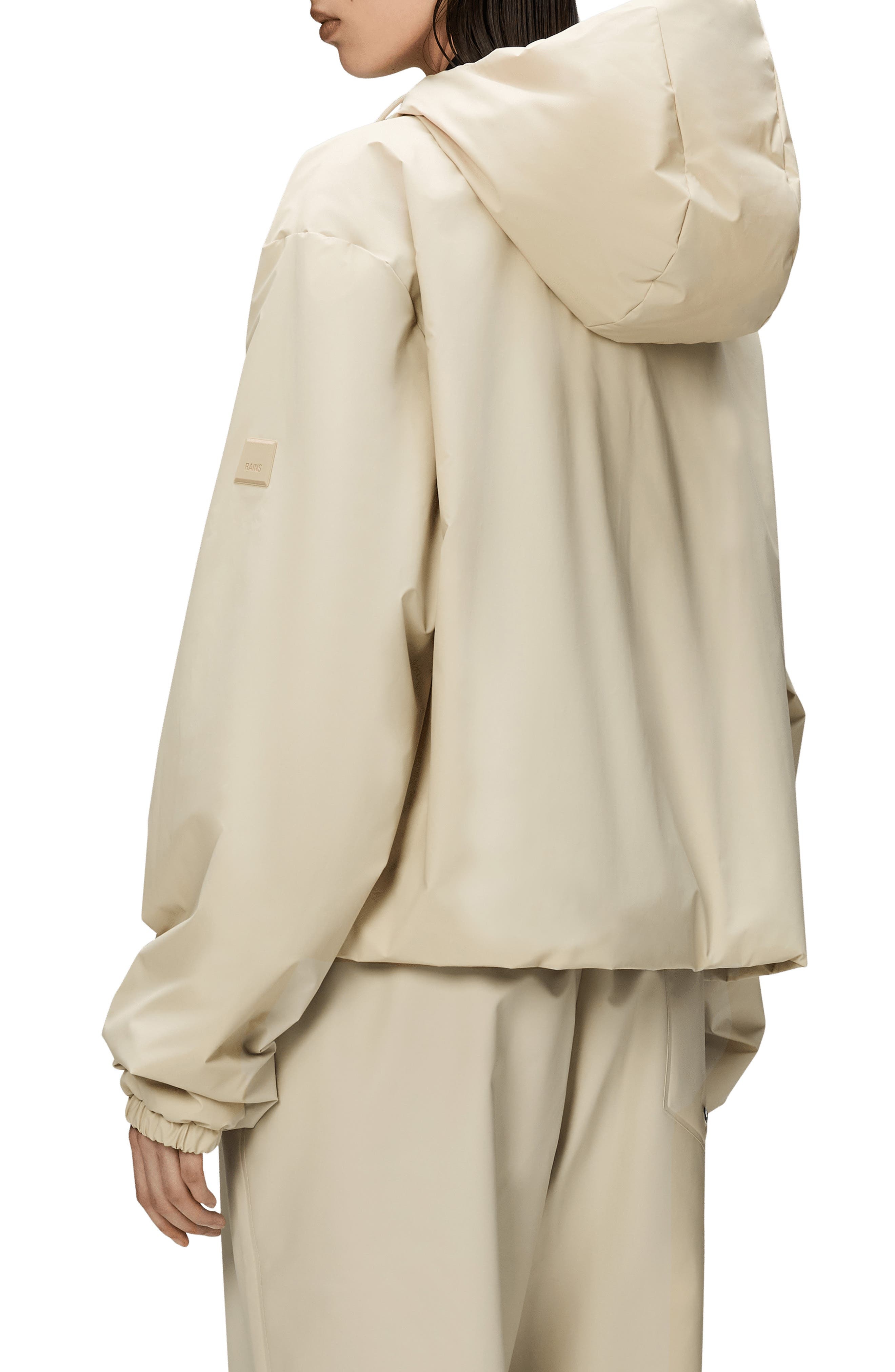 Rains Lohja Water Resistant Insulated Rain Jacket in Dune at Nordstrom - 2