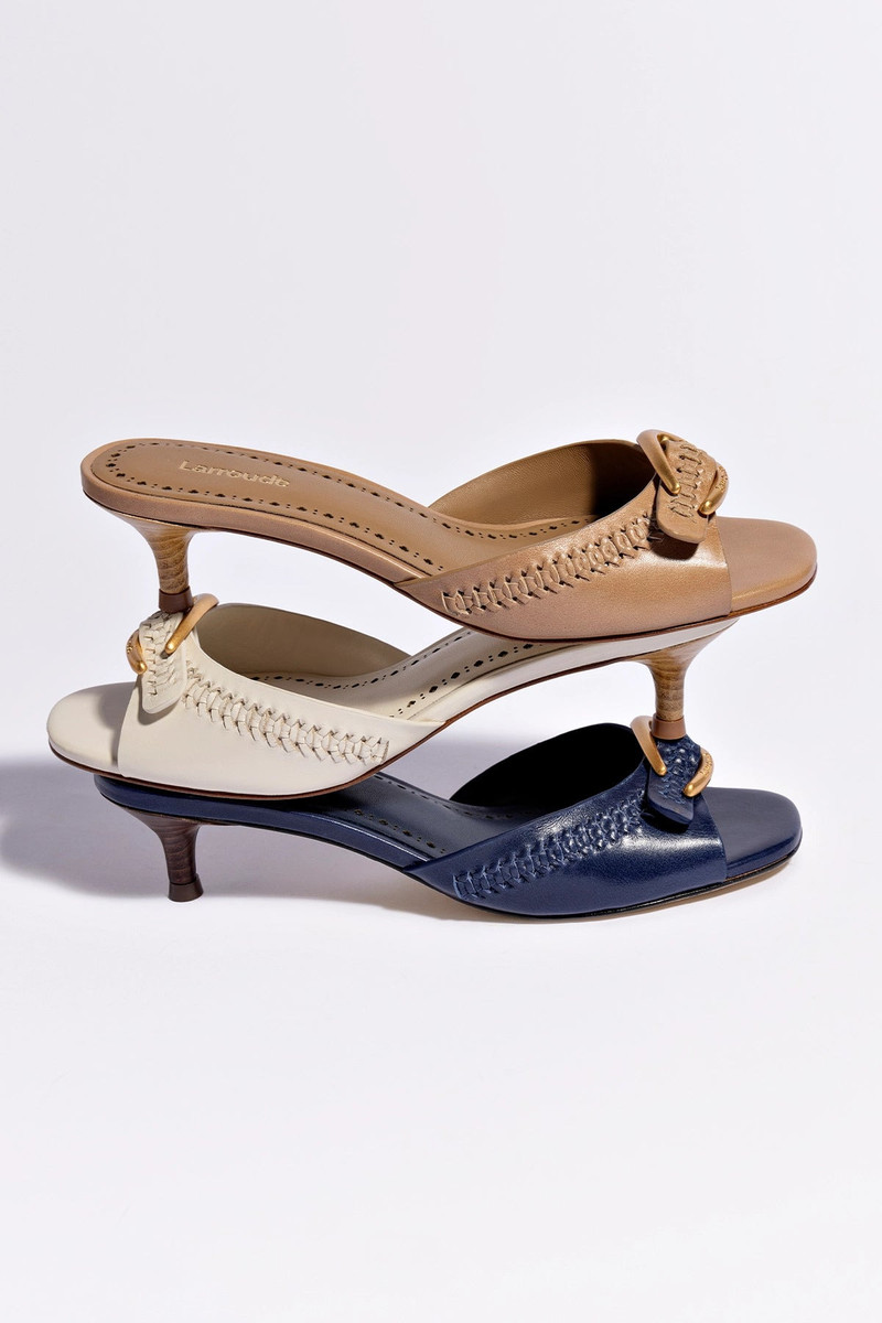 Verona Mule In Hazelnut Leather 7