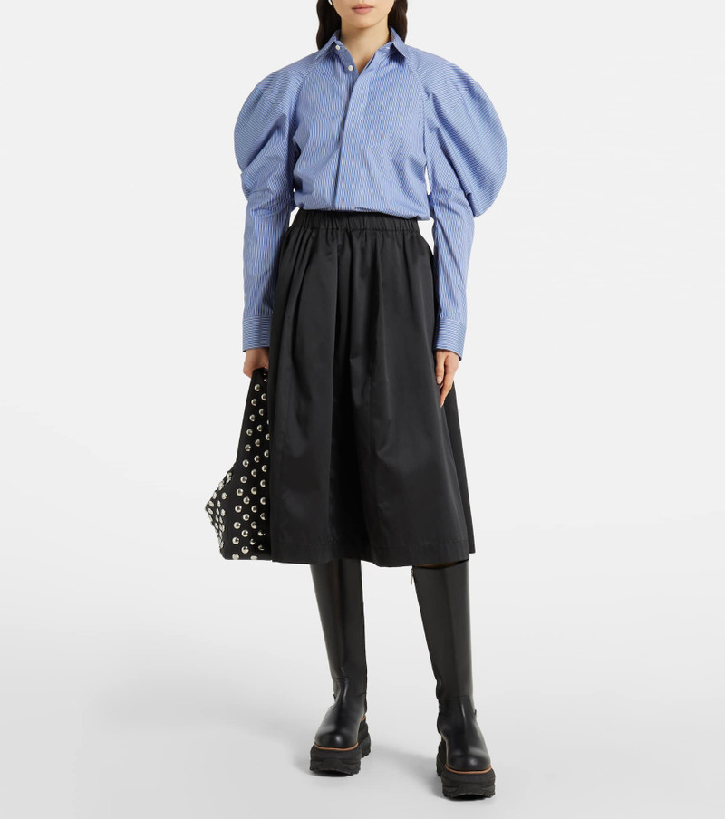 sacai Striped cotton poplin shirt outlook