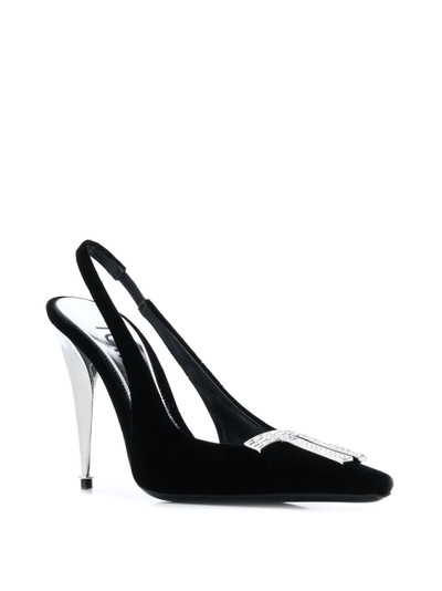 TOM FORD logo plaque pumps outlook