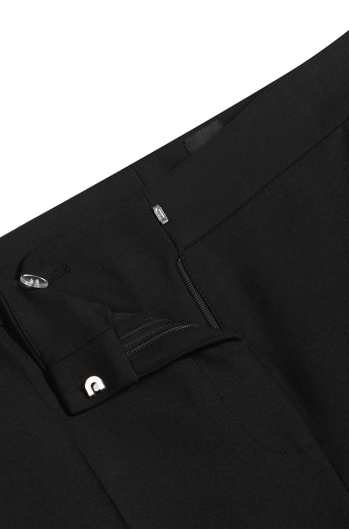 SLIM-FIT TROUSERS WITH BOOTCUT LEG - 6