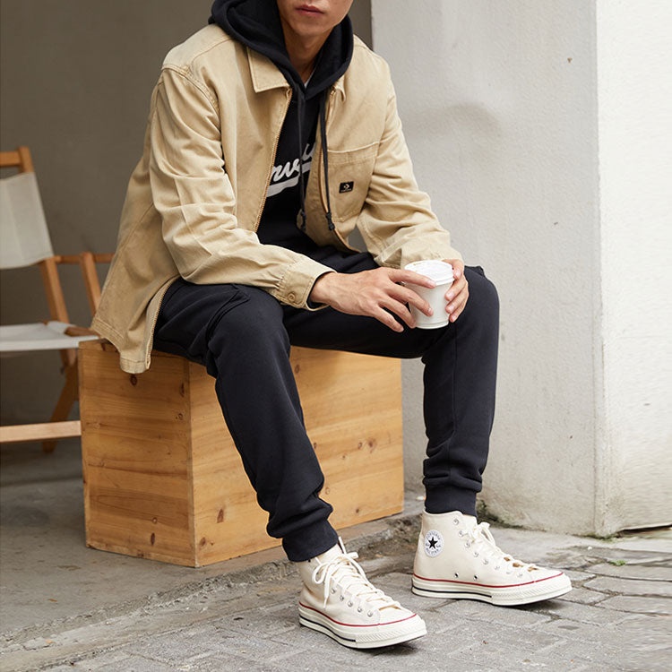 Converse Washed Canvas Full Zip Work Shirt 'Nomad Khaki' 10022303-A01 - 5