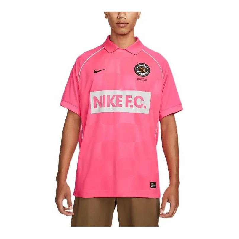 Nike Dri-FIT F.C. Short-Sleeve Football Shirt 'Pink' DQ5045-639 - 1