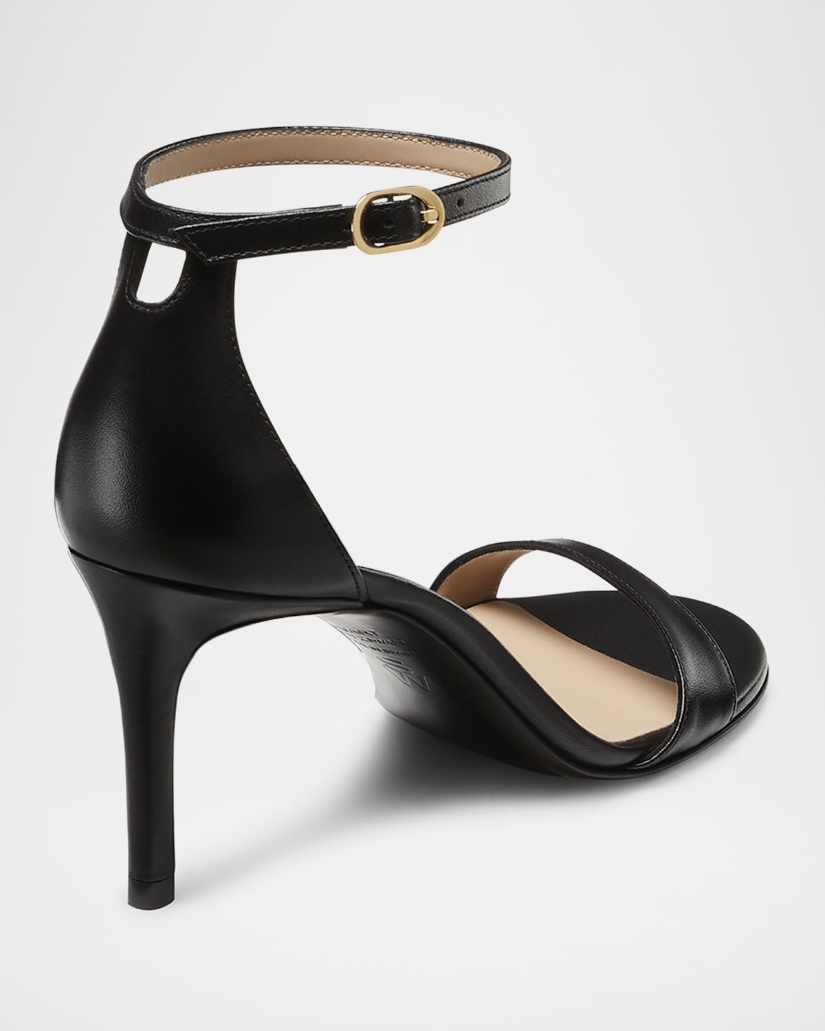 Nudist Leather Ankle-Strap Sandals - 3