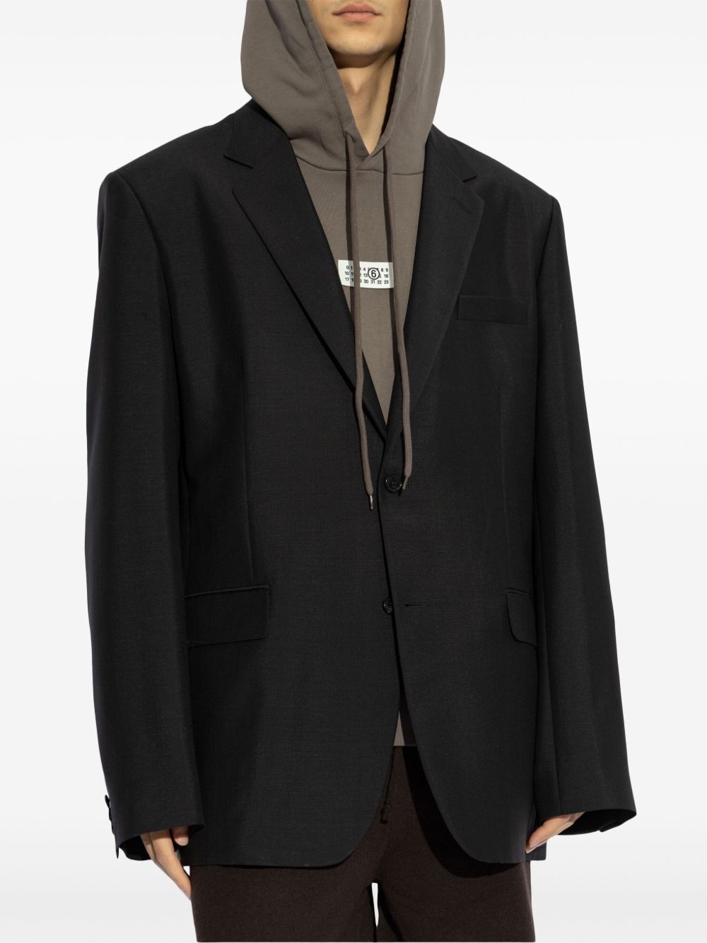 wool blazer - 3