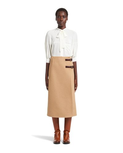 Prada Wool and cashmere skirt outlook