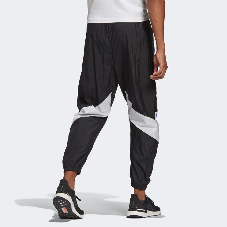 adidas M SPC Pant Colorblock Casual Loose Sports Bundle Feet Long Pants Black GQ2225 - 5