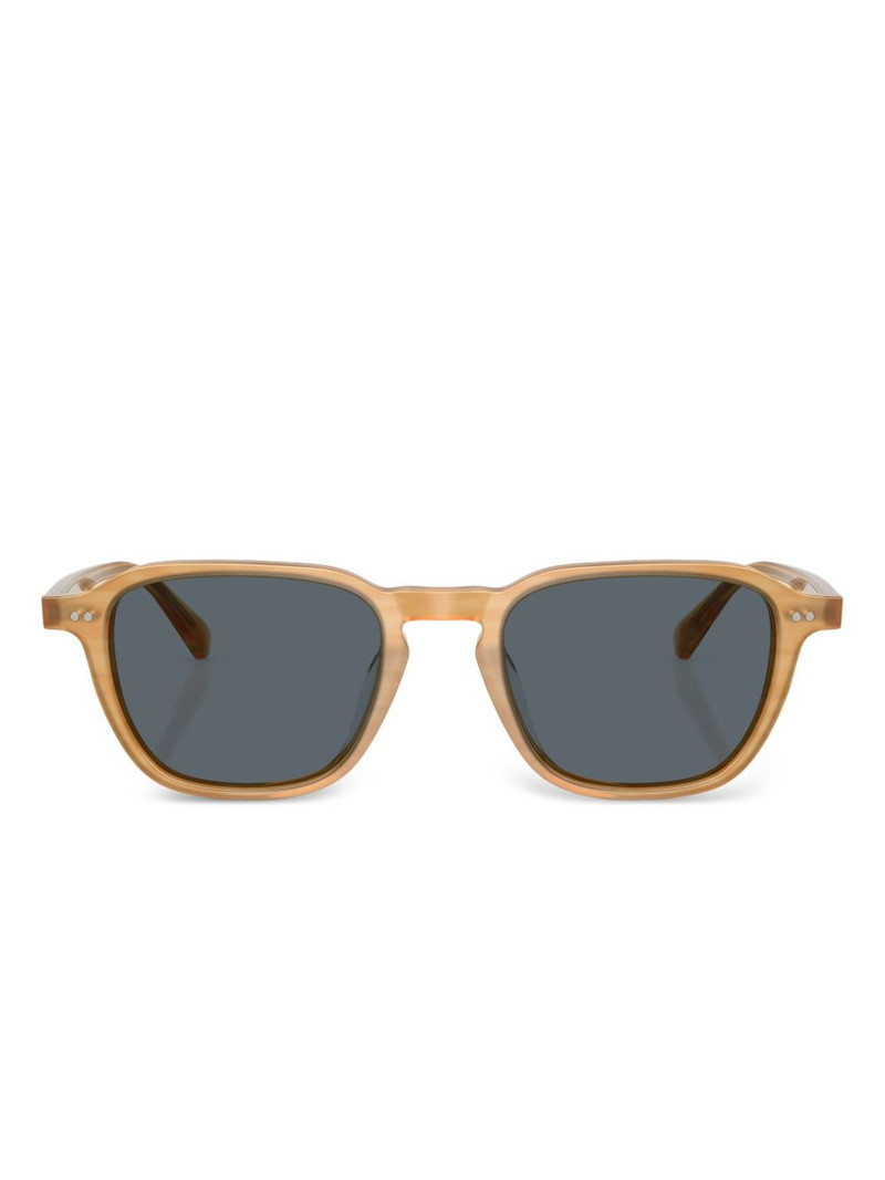 geometric-frame sunglasses 1