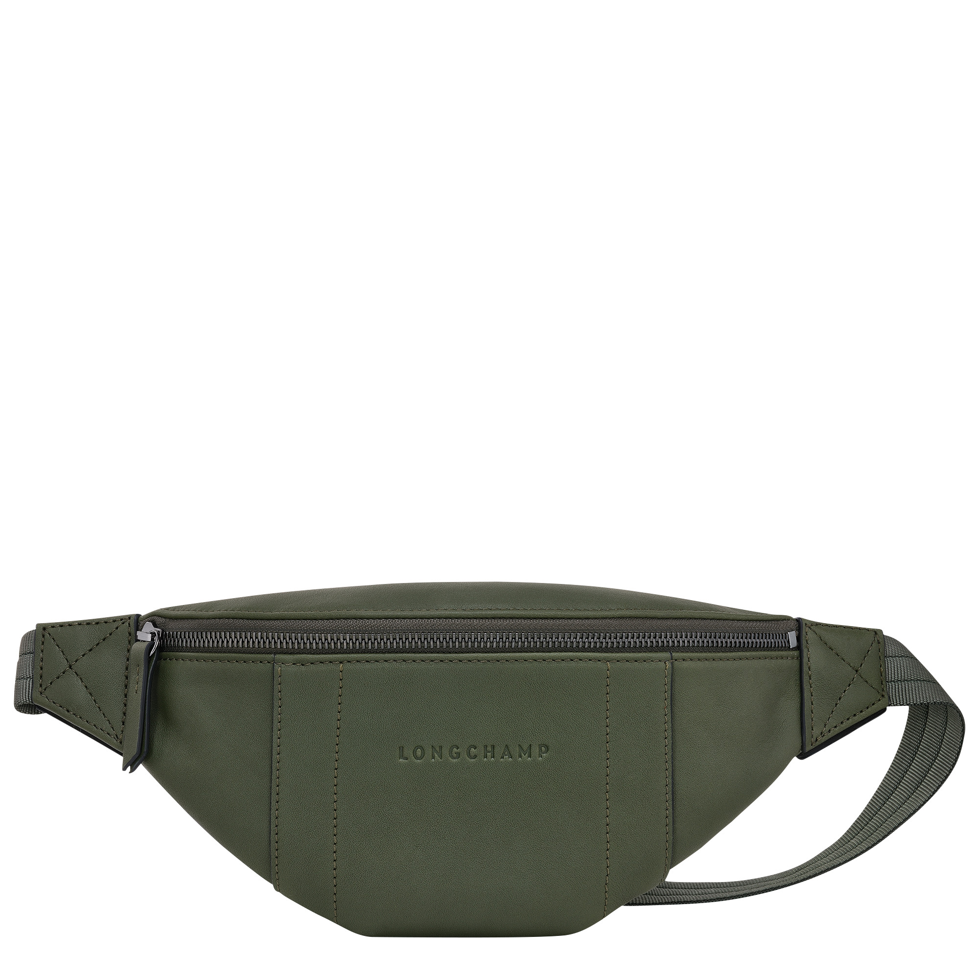Longchamp 3D S Belt bag Khaki - Leather - 1