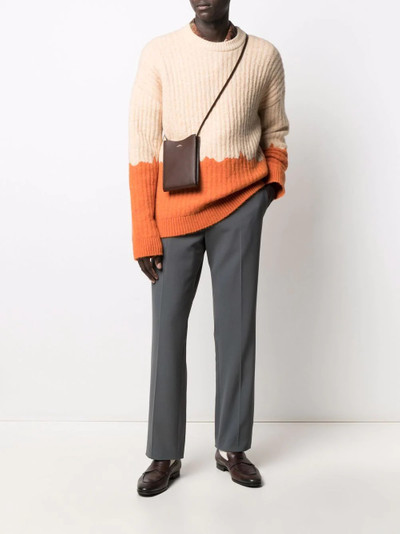 Nanushka dip-dye ribbed-knit jumper outlook