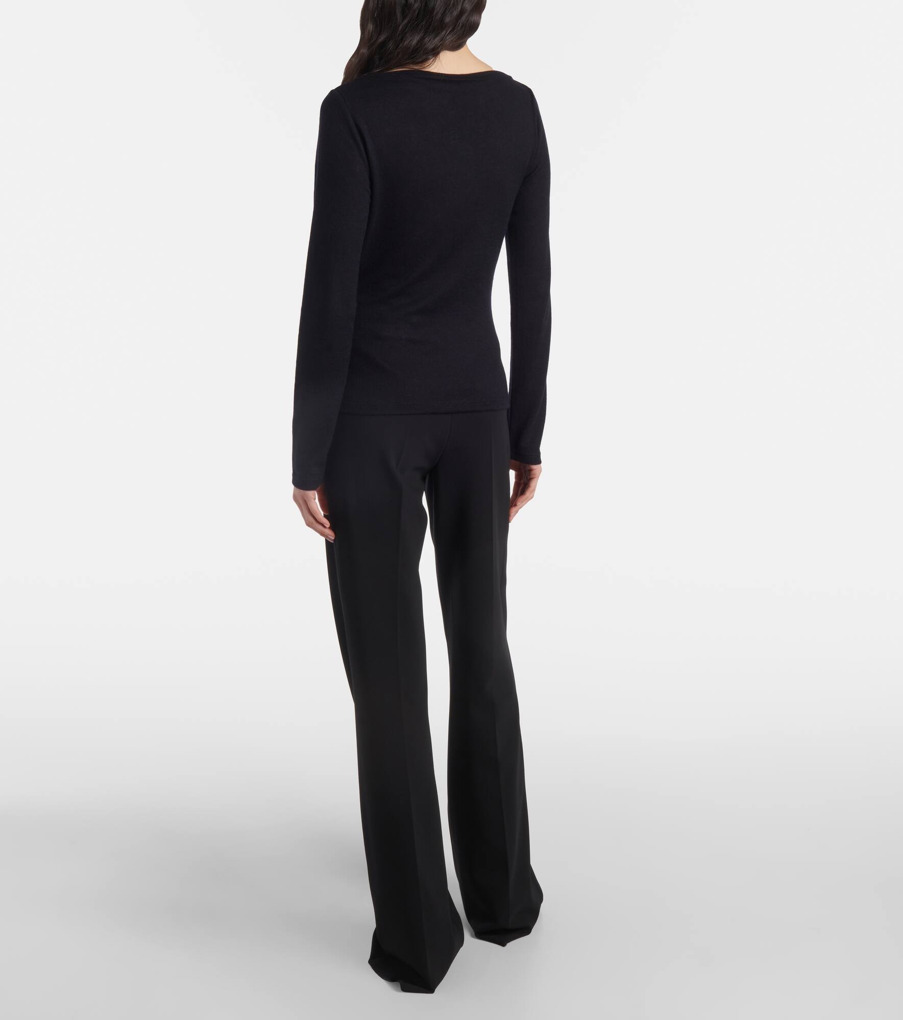 Novella cashmere and wool-blend sweater - 3