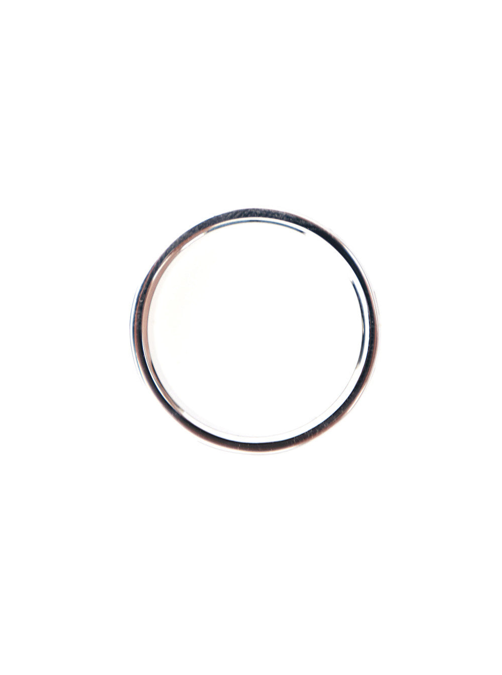 Fendi Men Silver Tone Ring With Lettering Engraving In Brass Man - 3