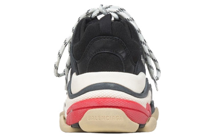 (WMNS) Balenciaga Triple S Sneaker 'Black Red' 524037W09O11000 - 3