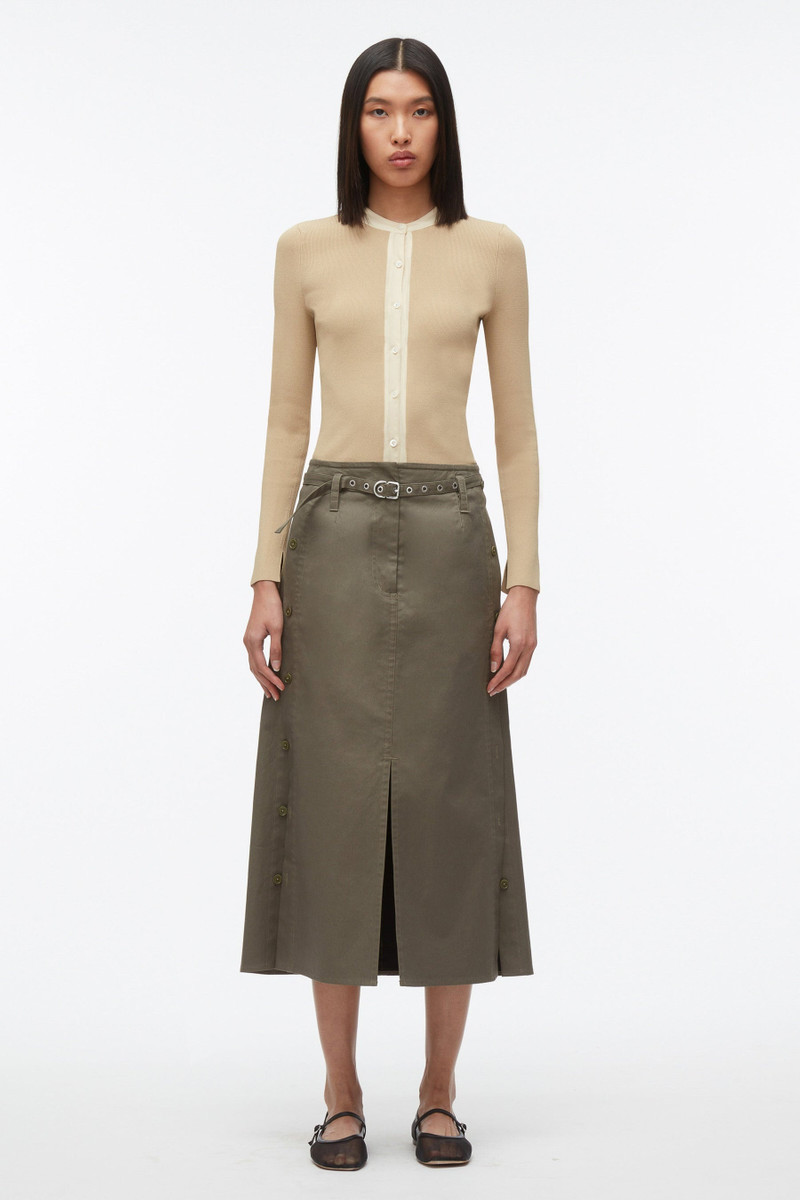 Compact Rib Crewneck Cardigan 6