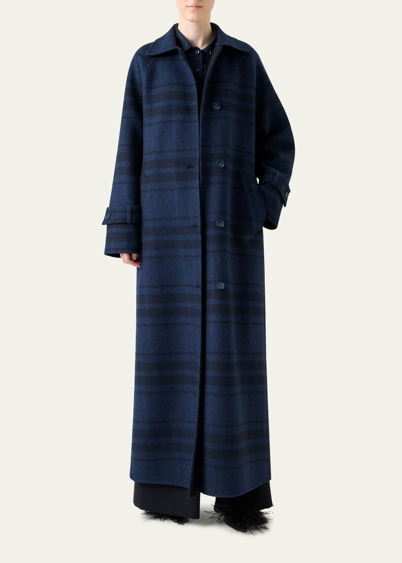 AKRIS Estelle Double-Face Wool Maxi Coat outlook