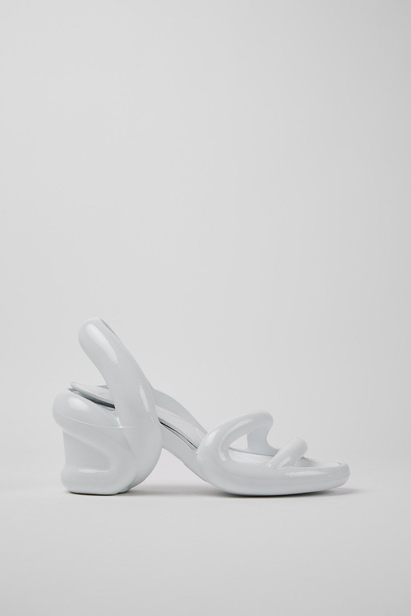 White unisex sandals 1