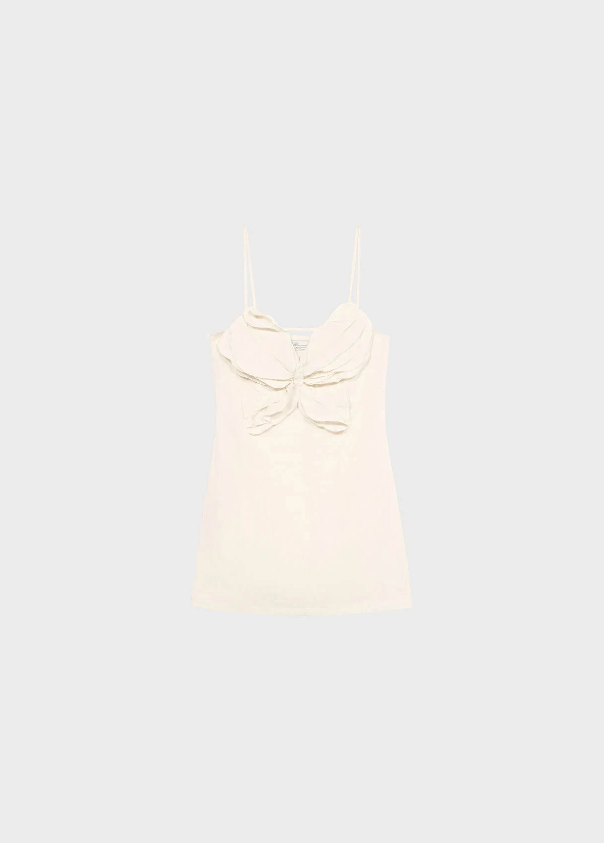 SHORT DRESS IN GABARDINE WITH BUTTERFLY - 1