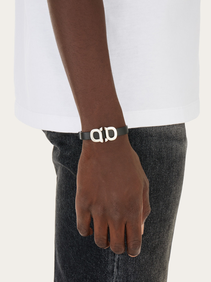 FERRAGAMO Bracelet with Gancini accent outlook