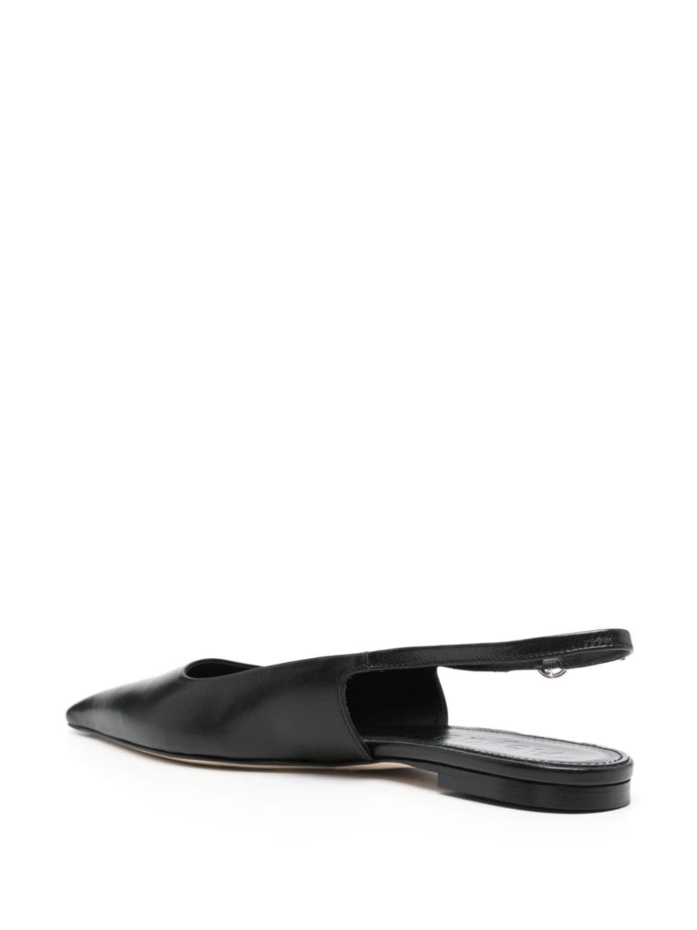Fedora leather ballerina shoes - 3