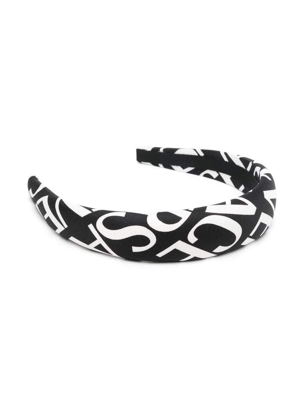 silk logo-print hairband - 2