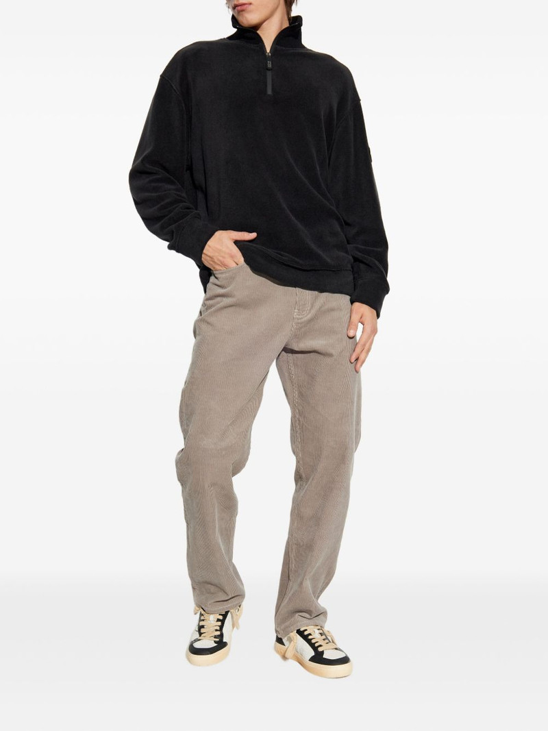GIORGIO ARMANI half-zip sweater outlook