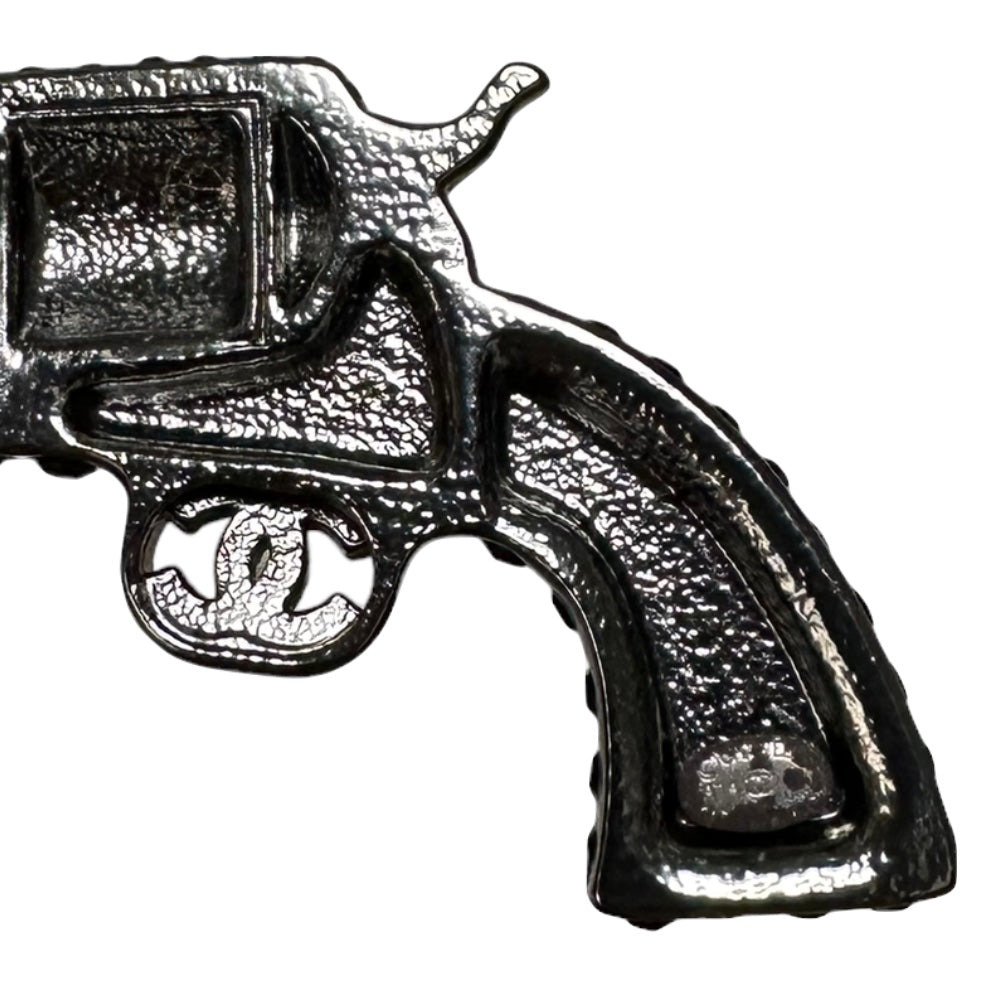 CHANEL Fall Winter 2014 Strass Crystals Pistol Statement Ring - 3