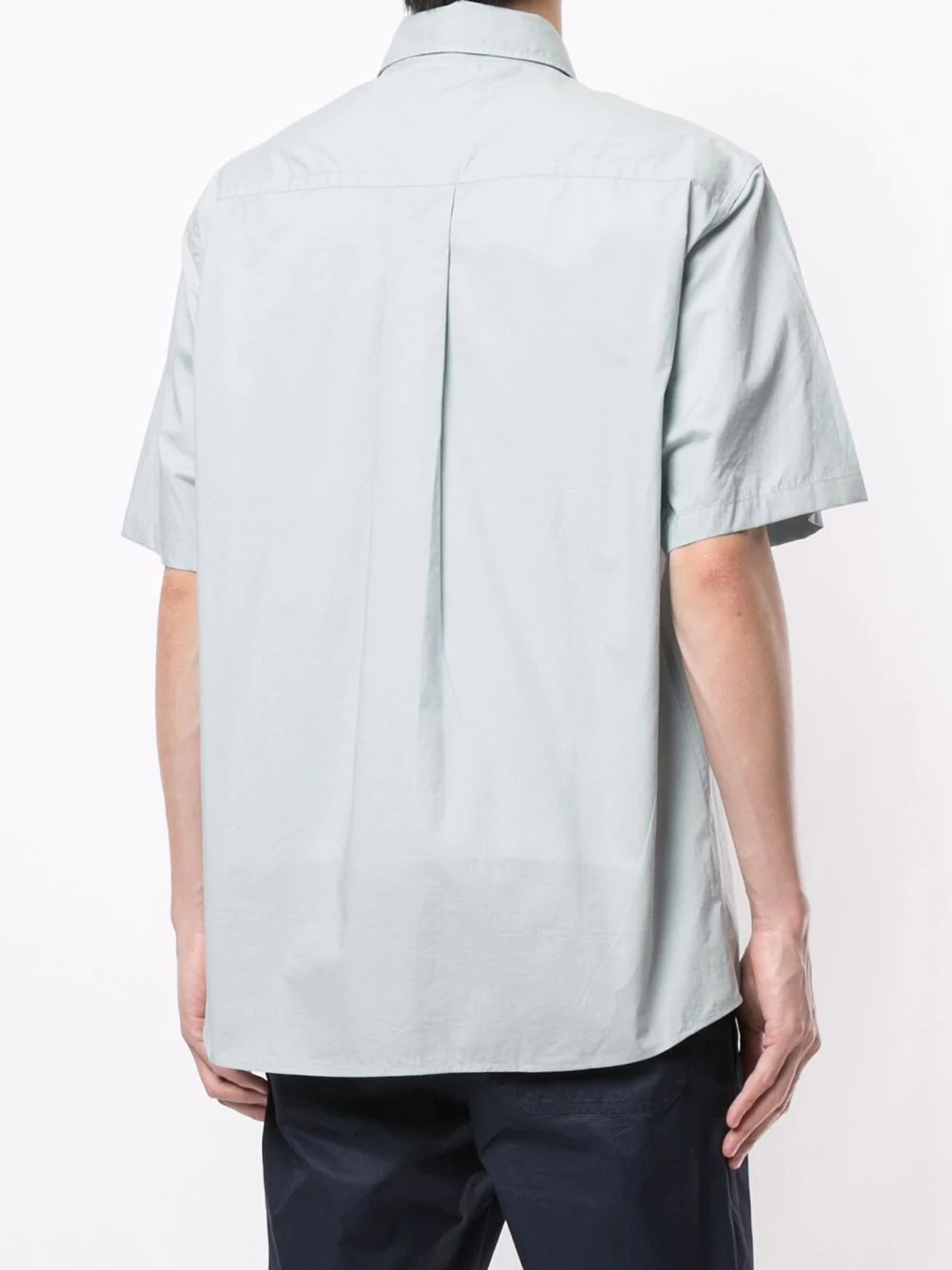 short-sleeved button-up shirt - 4