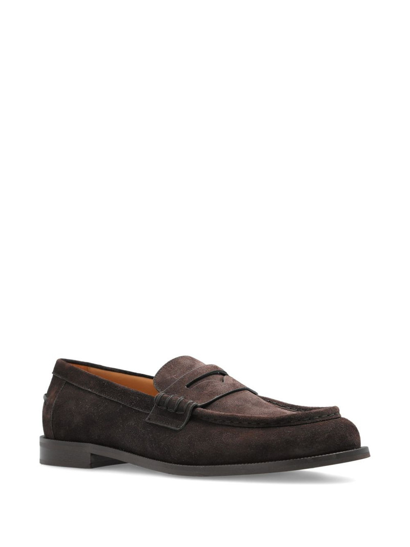 EMPORIO ARMANI suede loafers outlook