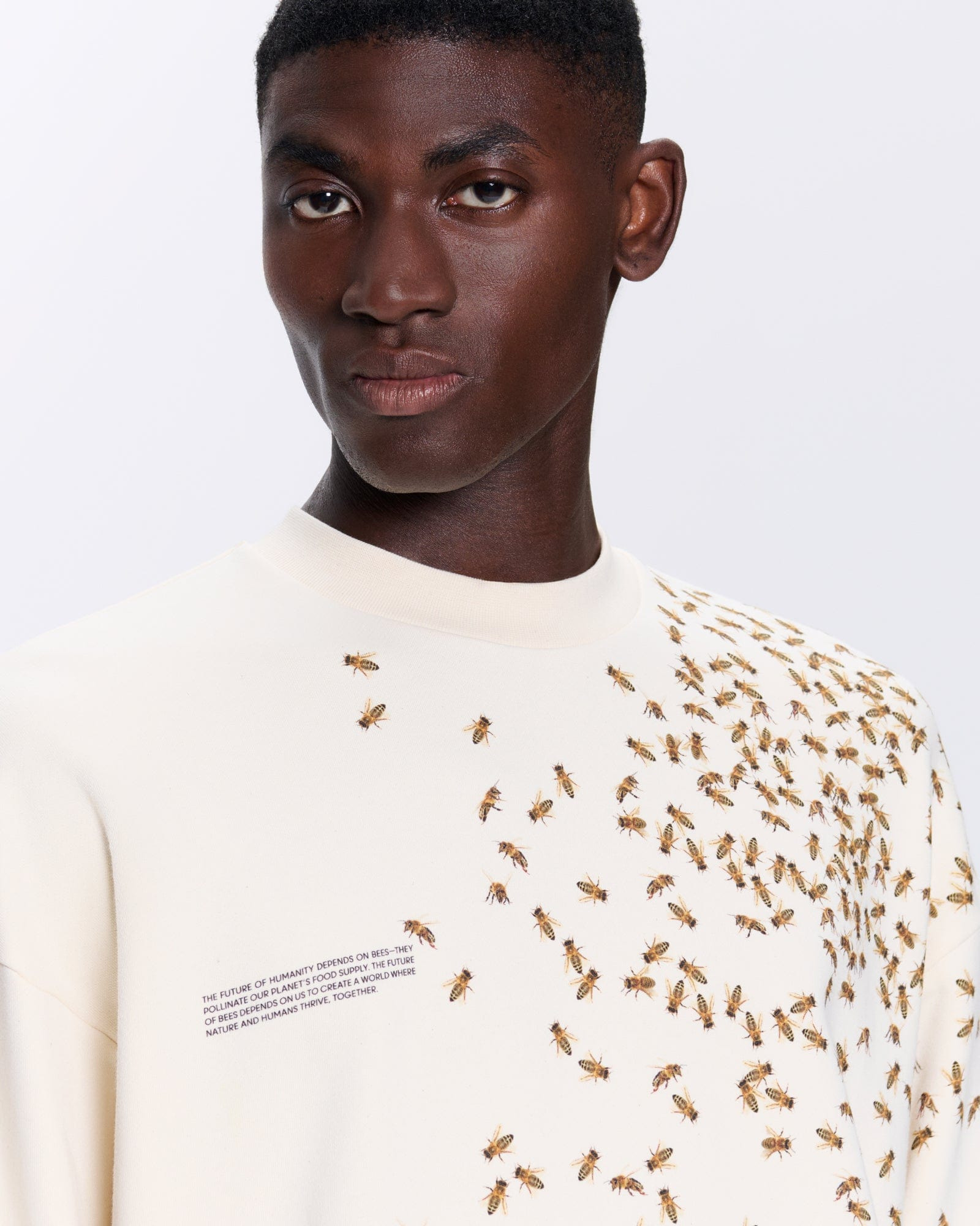 Mens Bee The Change Sweatshirt - Undyed - 4