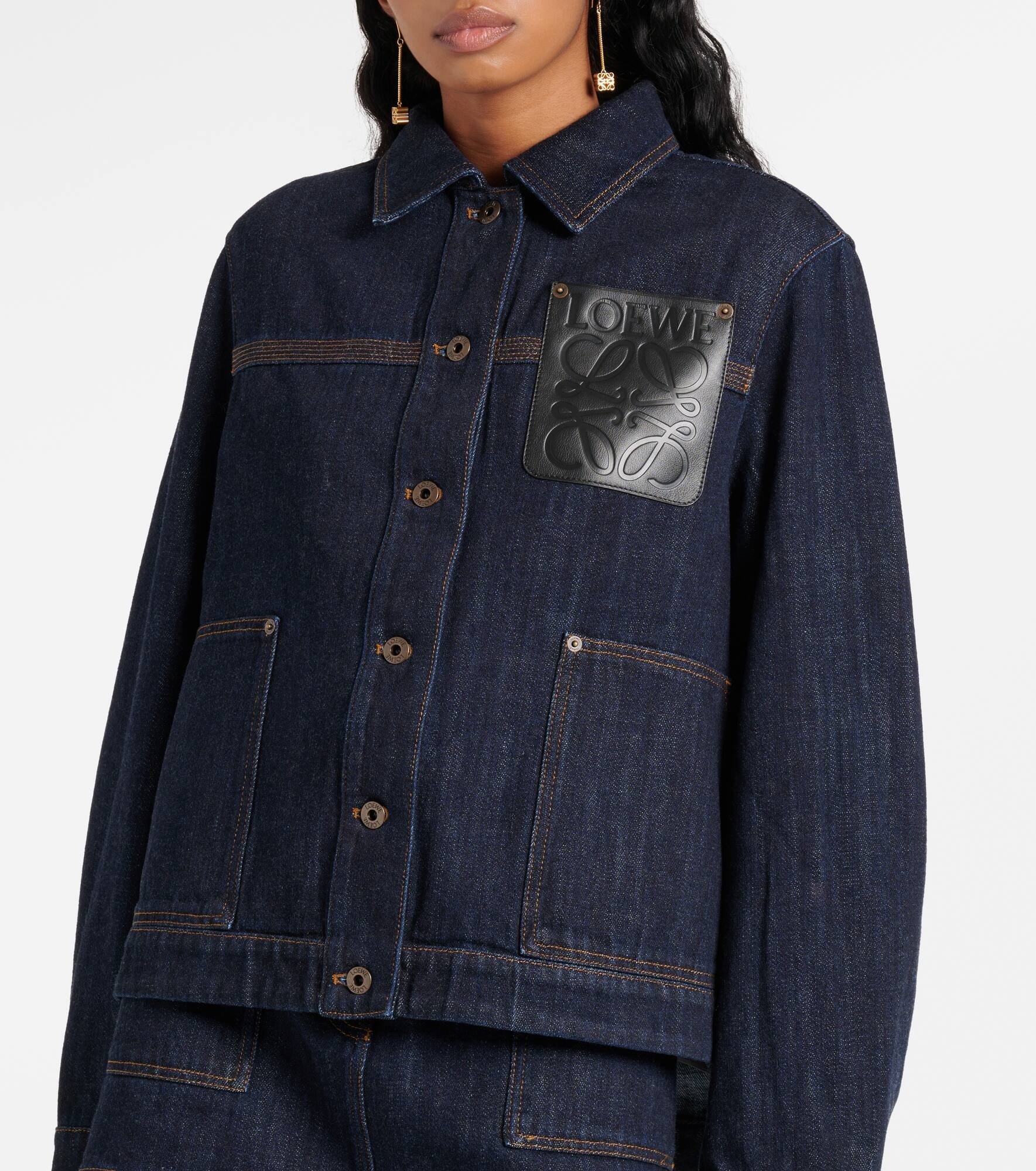 Workwear denim jacket - 4