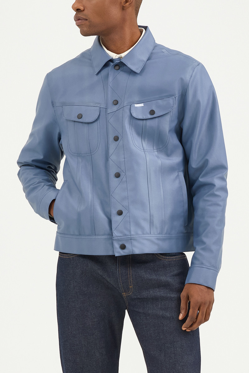 Men's Lee® x STUTTERHEIM Storm Rider™ Jacket Ash Blue 1