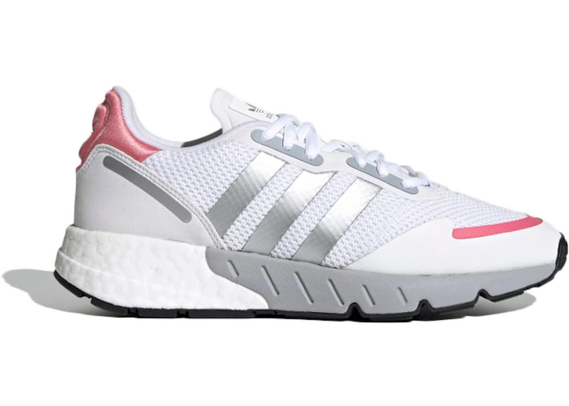 adidas ZX 1K Boost White Silver Metallic (Women's) 1
