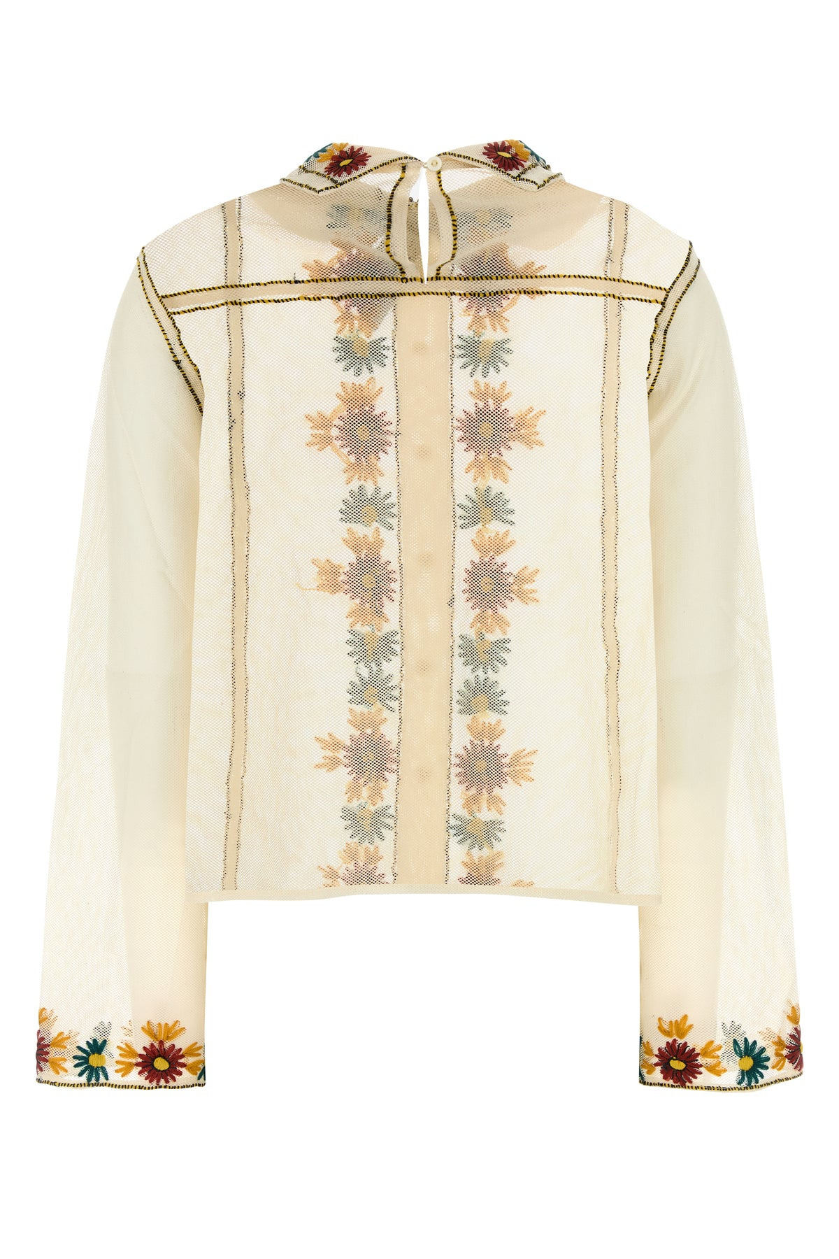 Cream mesh Candyfloss shirt - 2