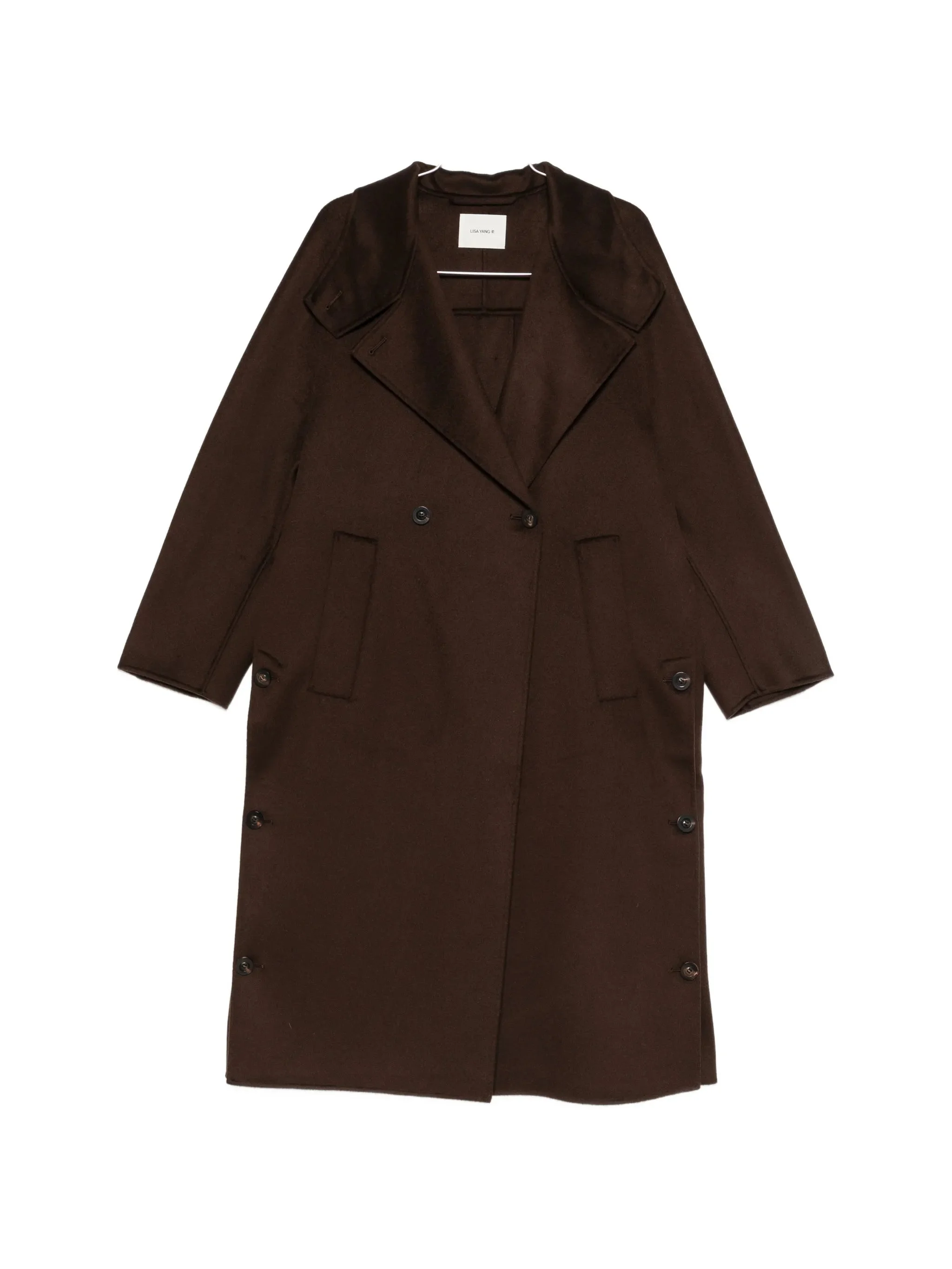 Lisa Yang Double-breasted Button-back Coat - 1