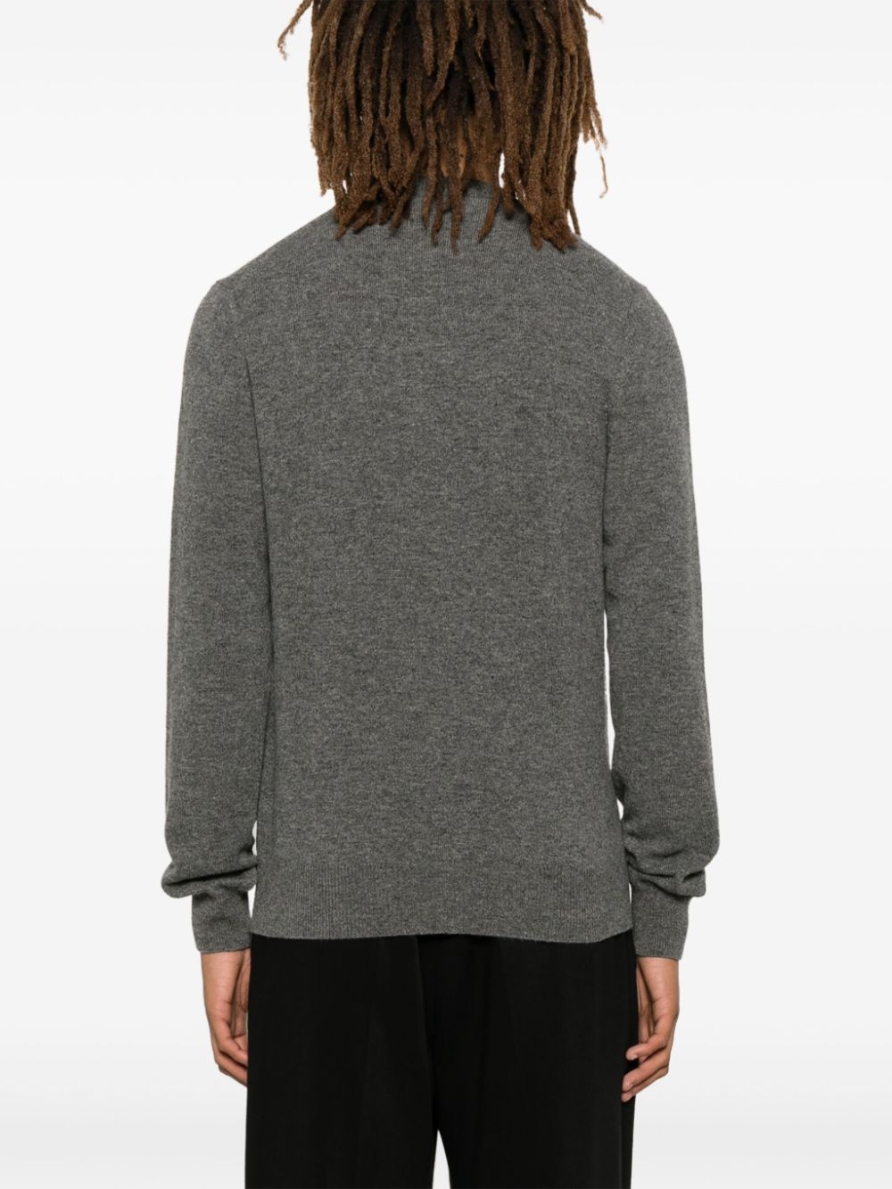 heart-patch sweater - 4