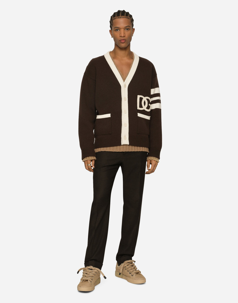 Dolce & Gabbana Stretch wool pants with Re-Edition label outlook