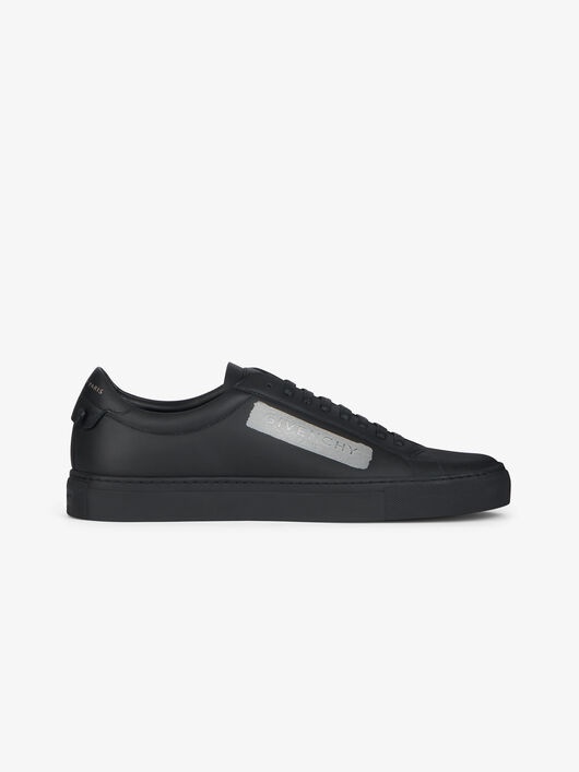 GIVENCHY SNEAKERS IN LEATHER WITH LATEX BAND - 1