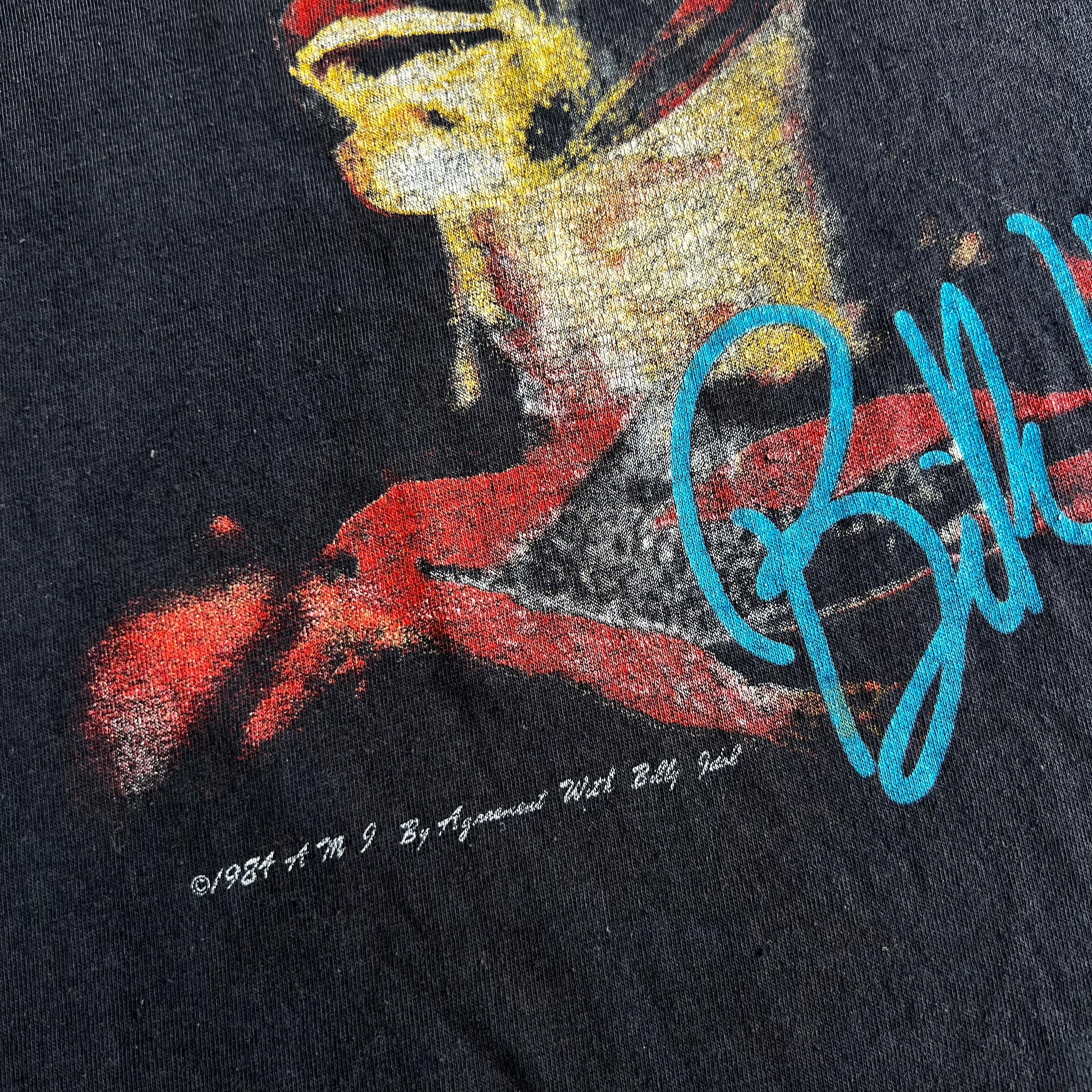 Final Blow - Vintage Billy Idol Rebel Yell 1984 Photo T-Shirt SZ L - 6