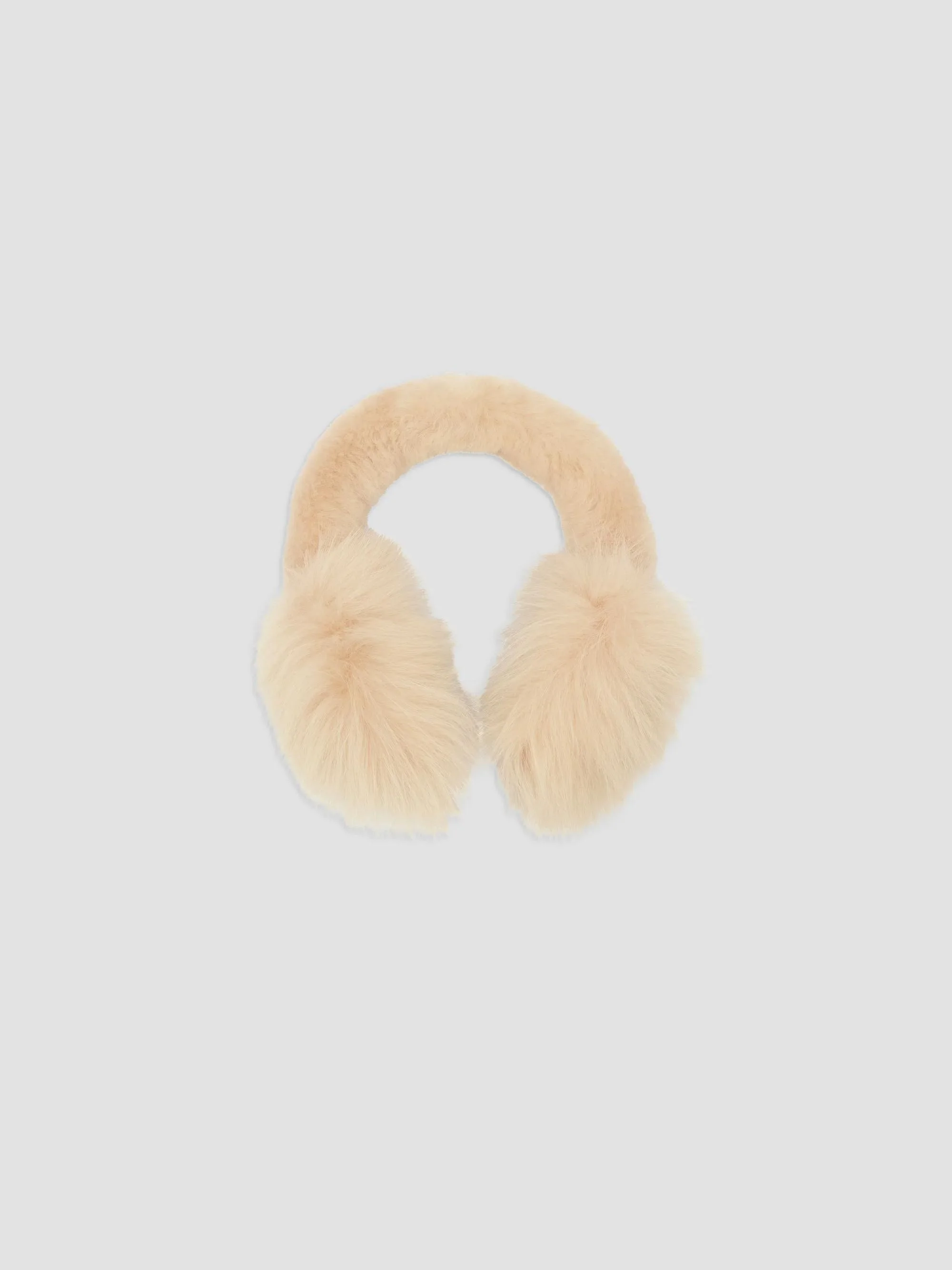 Women's Wool-Cashmere Earmuffs - Sand - 1