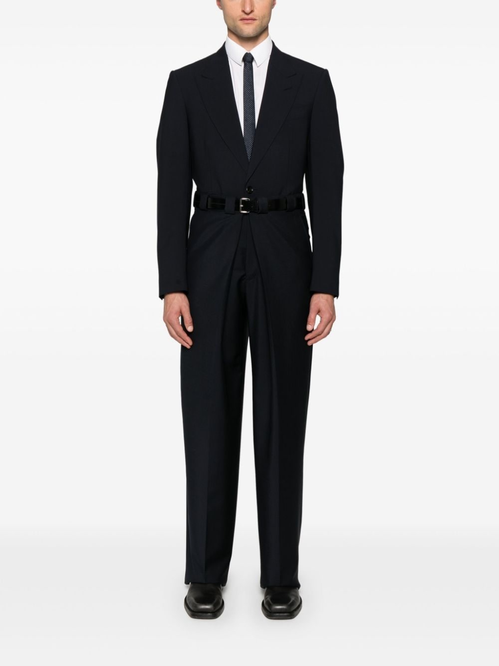 tailored straight-leg trousers - 2