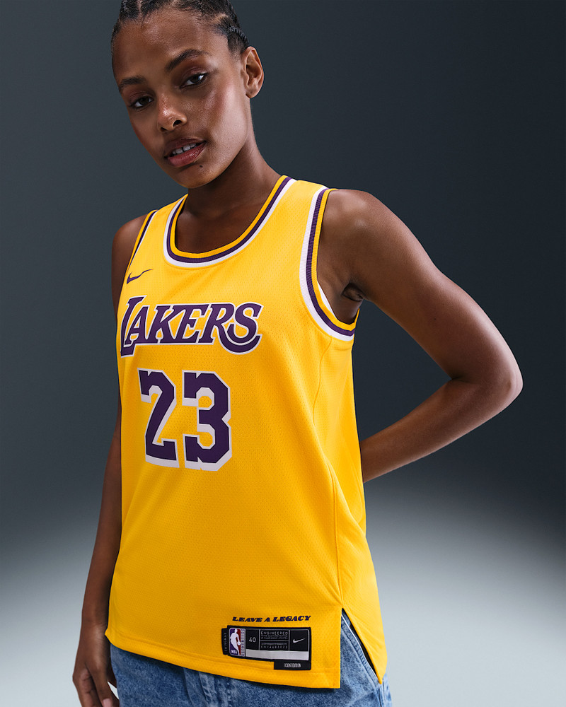 Nike Los Angeles Lakers Icon Edition 2022/23 Nike Men's Dri-FIT NBA Swingman Jersey outlook