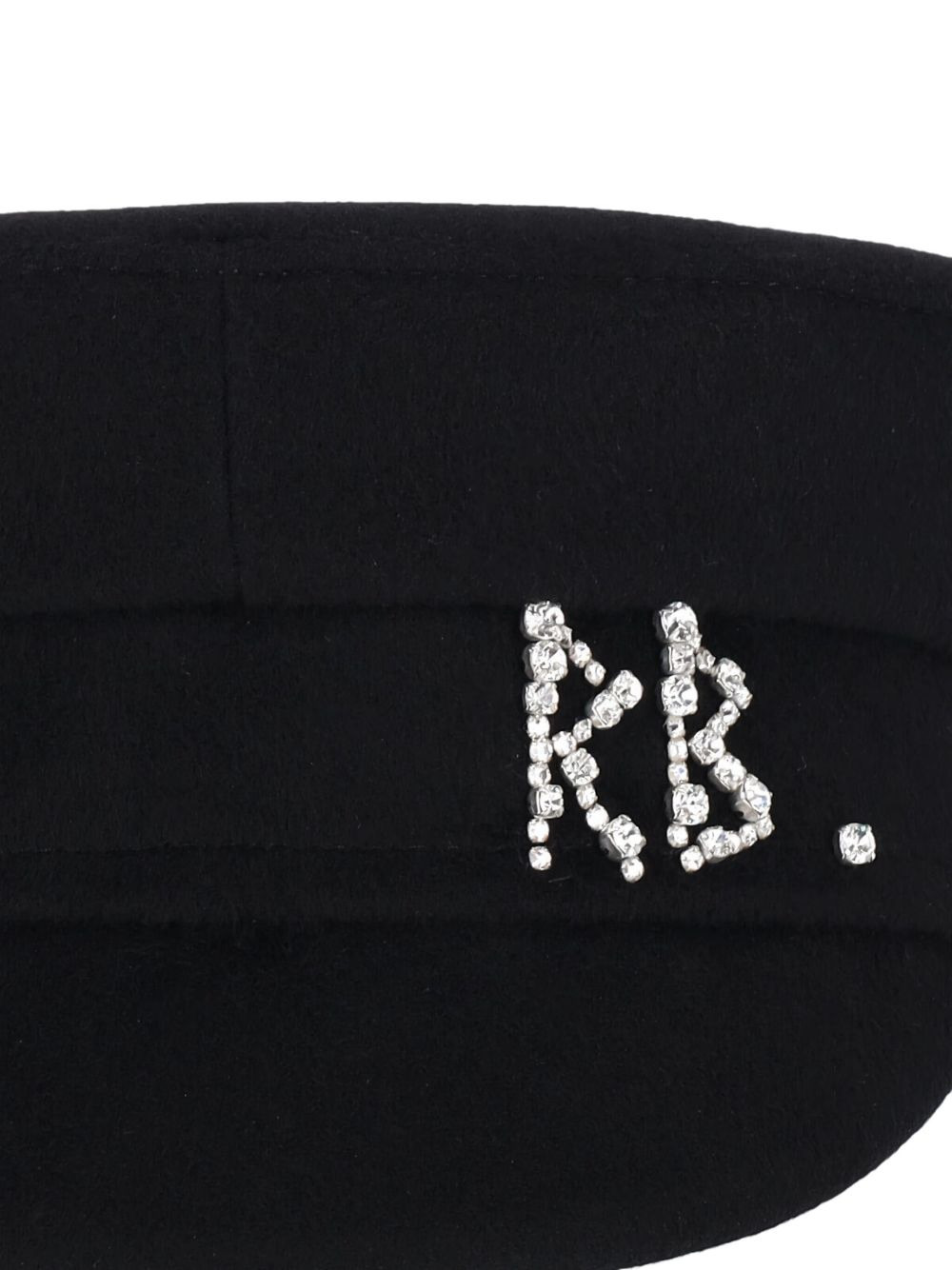 baker-boy rhinestone-embellished hat - 3