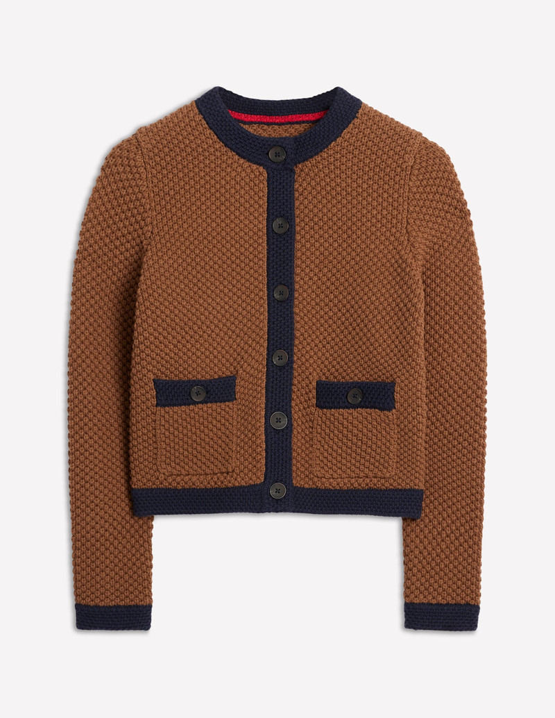 Libby Knitted Jacket-Camel 8