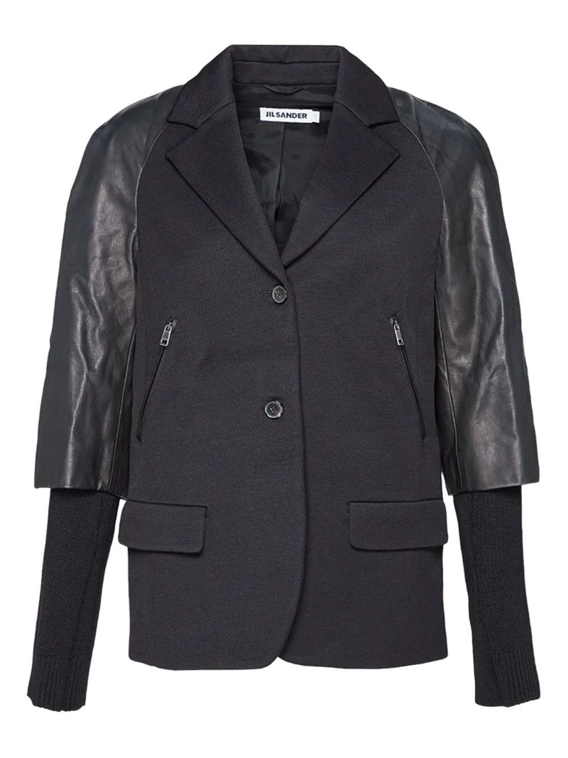 double-sleeve wool blazer 1